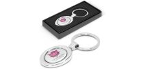 Oval Metal Key Ring