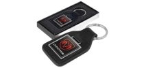 Baron Square Leather Key Ring