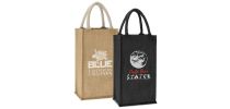 Donato Jute Double Wine Carrier