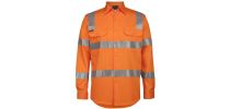 Hi Vis (Day & Night) LONG SLEEVE 150G VIC RAIL W/SHIRT