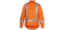 Hi Vis (Day & Night) LONG SLEEVE 150G TTMC-W TAPE SHIRT