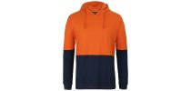 JB's Hi Vis LONG SLEEVE COTTON TEE WITH HOOD