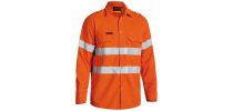 TenCate Tecasafe® Plus 700 Taped Hi Vis FR Vented Shirt - Orange