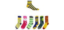 Custom branded platinum Crew Socks