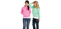 Ladies/juniors Non Zip Fluoro Hoodies