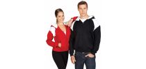 Ladies/Juniors Shoulder Contrast  ZIP Hoodie