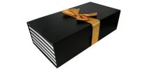Rectangular Flat Pack Gift Box With Ribbon