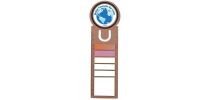 Circle Bookmark / Ruler with Noteflags