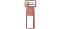 Business Card Bookmark / Ruler with Noteflags