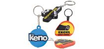 PVC Custom Shape Moulded LED Keytag Torch