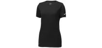 Nike Ladies Dri-FIT Cotton/Poly Scoop Neck Tee